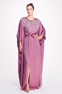 Cape Sleeve Caftan  Gown