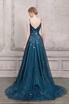 Embellished Sleeveless Gown