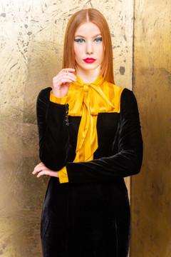Velvet Slit Dress Velvet Slit Dress