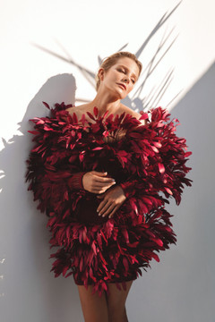 Feather Cocktail Dress Feather Cocktail Dress