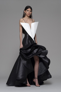 Erli Sleeveless Hi-Lo Gown Erli Sleeveless Hi-Lo Gown