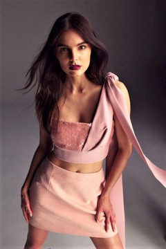 One Shoulder Crop Top and Mini Skirt One Shoulder Crop Top and Mini Skirt