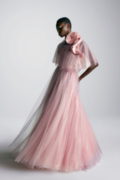 Paillette and Tulle Gown Paillette and Tulle Gown