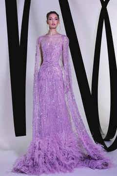 Crystal Feathered Gown Crystal Feathered Gown