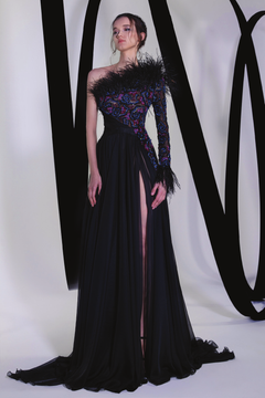 Off Shoulder Tulle Gown Off Shoulder Tulle Gown