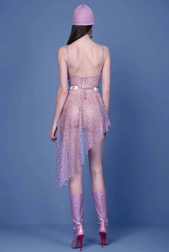 Beaded Tulle Robe Dress Beaded Tulle Robe Dress