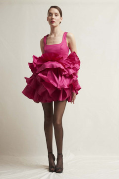 Elga Sleeveless Shantung Dress Elga Sleeveless Shantung Dress