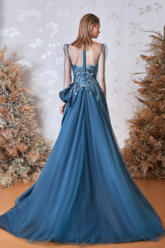 Illusion Slit Gown Illusion Slit Gown