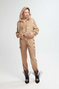 Bomber Jacket and Satin Pants Bomber Jacket and Satin Pants