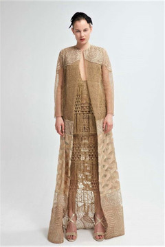 Sleeveless Gown and Coat Sleeveless Gown and Coat
