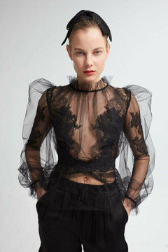 Blouse and Satin Pants Blouse and Satin Pants