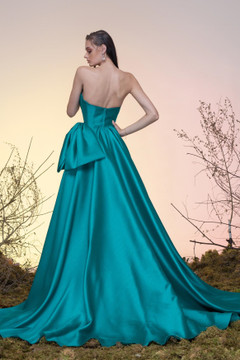 Strapless Silk Gazar Gown