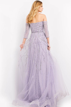 Off the Shoulder Evening Gown