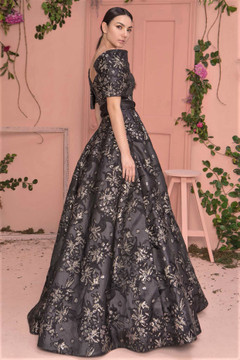 Silk Jacquard Tala Gown Silk Jacquard Tala Gown