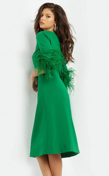 Georges Hobeika Feather Skirt Cocktail Dress- District 5 Boutique