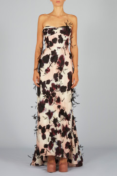 Embroidered Corset Gown Embroidered Corset Gown