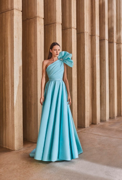 Taffeta One Shoulder Gown