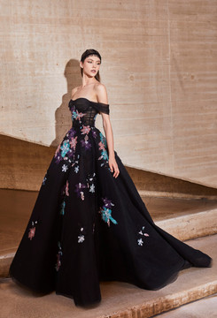 Corset Floral Gown