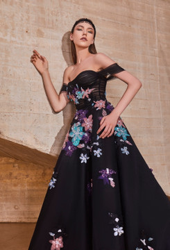 Corset Floral Gown