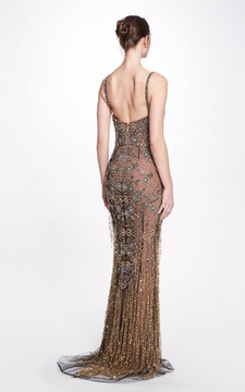 Crystal Sequin Gown