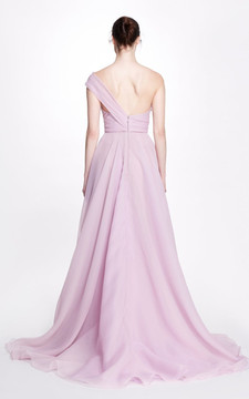 Organza A-Line Gown