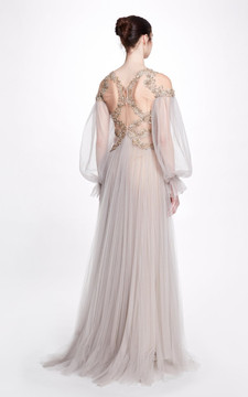 A-Line Tulle Gown