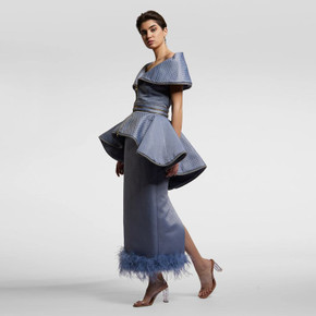 Structured Peplum Dress Structured Peplum Dress
