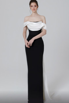 Strapless Contrast Gown Strapless Contrast Gown