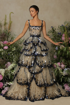 Sequin Sleeveless Gown Sequin Sleeveless Gown