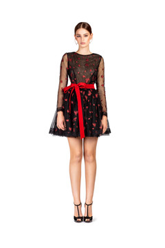 Heart Printed Cocktail Dress Heart Printed Cocktail Dress