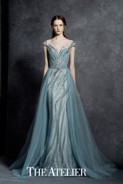 Anna Cap Sleeve Gown