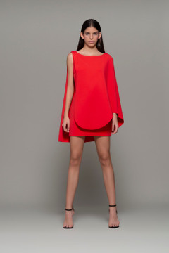 Agazzano  Cape Mini Dress