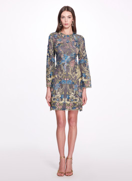 A-Line Long Sleeve Cocktail Dress A-Line Long Sleeve Cocktail Dress