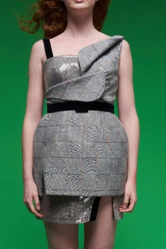Checkered Cocktail Dress Checkered Cocktail Dress