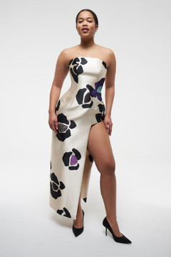 Corseted Print Dress Corseted Print Dress