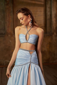 Taffeta Bralette and Skirt