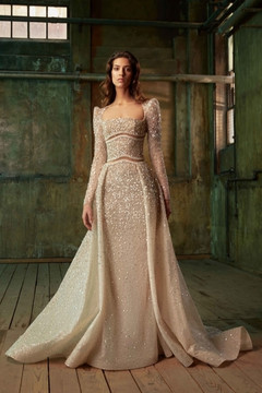 Puff Shoulder Gown Puff Shoulder Gown