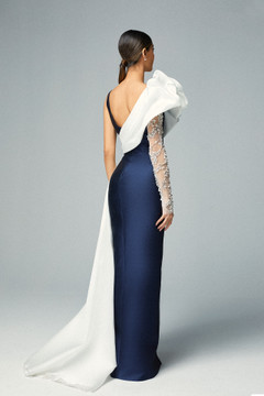 One Sleeve Fitted Gown