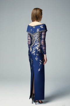 Criss Cross Navy Gown Criss Cross Navy Gown