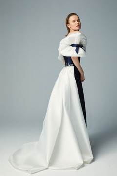 Pouf Sleeve Gown