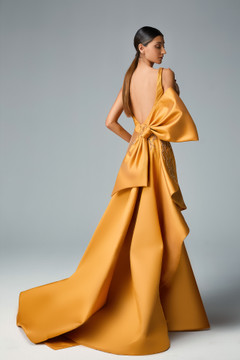 Oversized Bow Back Gown Oversized Bow Back Gown