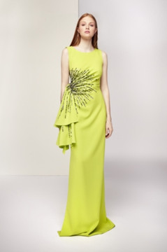 Fontaniva -Lime Green Gown