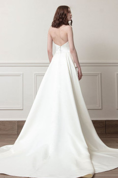 Strapless Silk Organza Gown