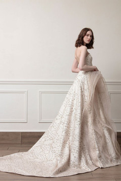 Sequined Strapless Gown Sequined Strapless Gown
