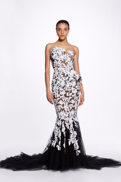 Strapless Fishtail Gown