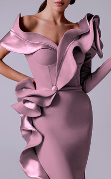 Structured Ruffle Gown Structured Ruffle Gown