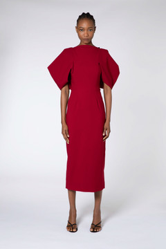 Puff Sleeve Midi Dress Puff Sleeve Midi Dress