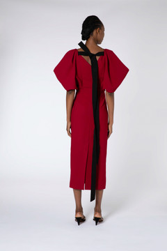 Puff Sleeve Midi Dress Puff Sleeve Midi Dress