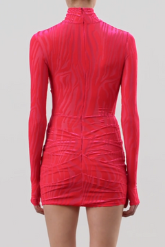 Barret Burnout Gloved Mini Dress Barret Burnout Gloved Mini Dress