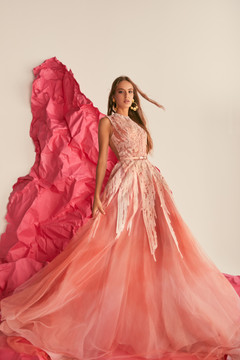 A-Line Sleeveless Gown A-Line Sleeveless Gown
